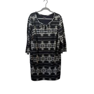 Signature by Robbie Bee Southwest Sweater Dress Size 3X